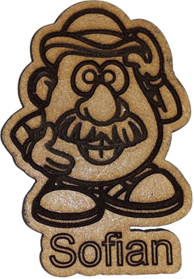 Magnet - Monsieur Patate personnalisable